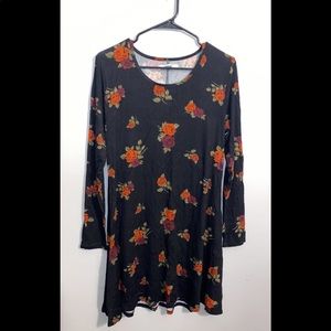 Floral Long Sleeve Dress